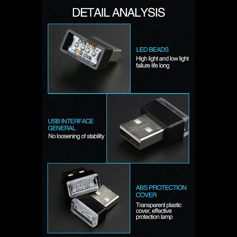 Гибкий мини USB светодиодный светильник цветная лампа яркий CSL88 2019|Декоративная