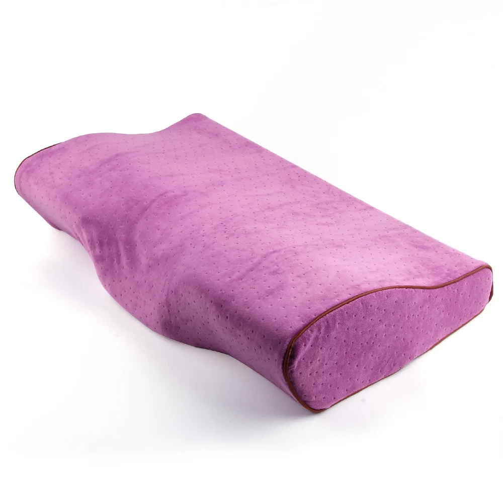 Purple Профессиональная подушка для наращивания ресниц с эффектом памяти, подушка для ресниц, специальная эргономичная подушка для снятия шейного давления - Цвет: Purple