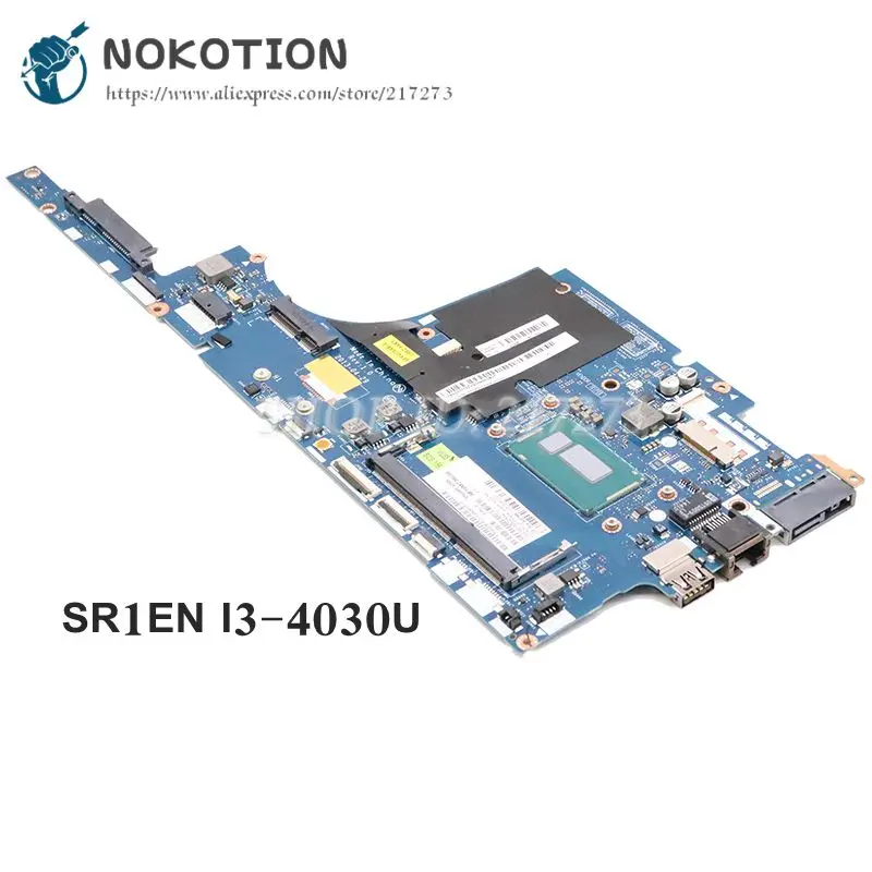 

NOKOTION for Lenovo thinkpad S3 S3-S440 Laptop Motherboard 04X4907 VIUS5 LA-9761P Mainboard SR1EN I3-4030U CPU
