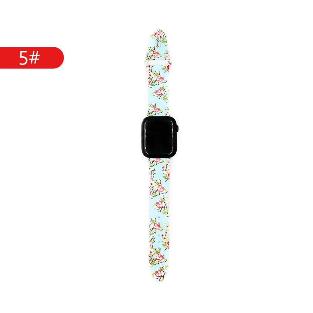 Ремешок EIMO для apple watch 4, 5, ремешок, 44 мм, 40 мм, correa, apple watch, 42 мм, 38 мм, iwatch, браслет, силиконовый ремешок для часов, аксессуары - Цвет ремешка: 5