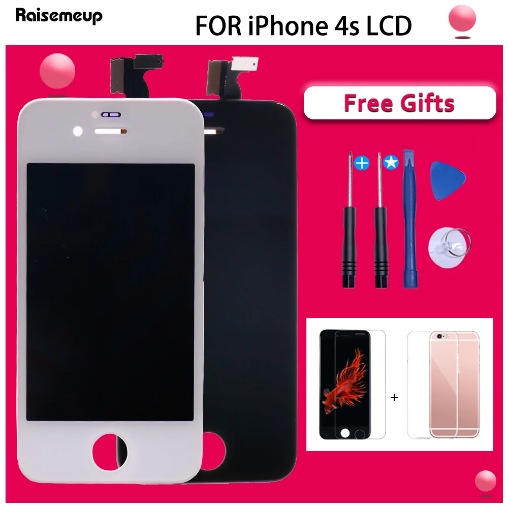 ААА + качественная сборка для iPhone 4 5 5S 6 plus ЖК-дисплей Экран Дисплей дигитайзер