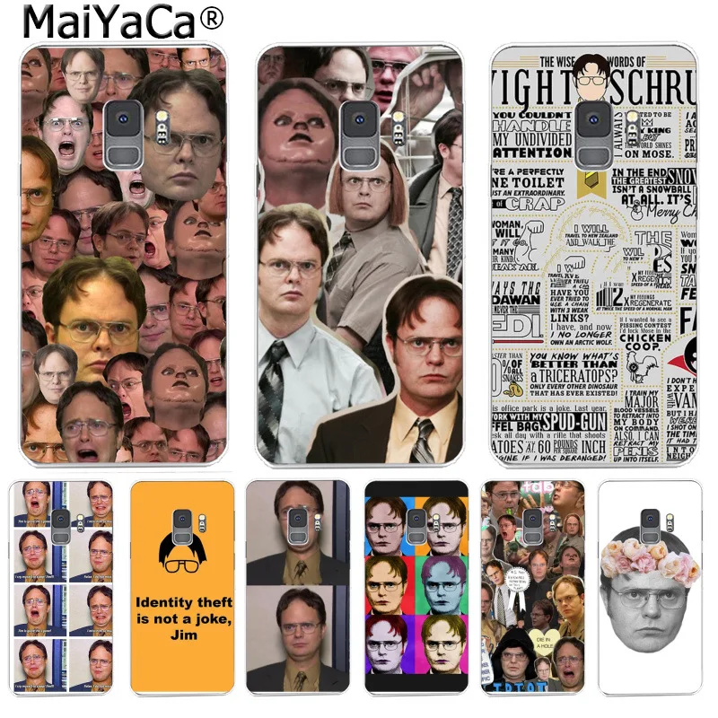 MaiYaCa лучшая вещь Schrute красочный чехол для телефона Модный Samsung S9 plus S5 S6 S6edge S6plus S7