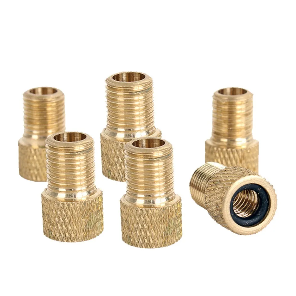 5pcs1Set адаптер клапана велосипеда воздушный насос преобразователь Преста к Schrader MTB