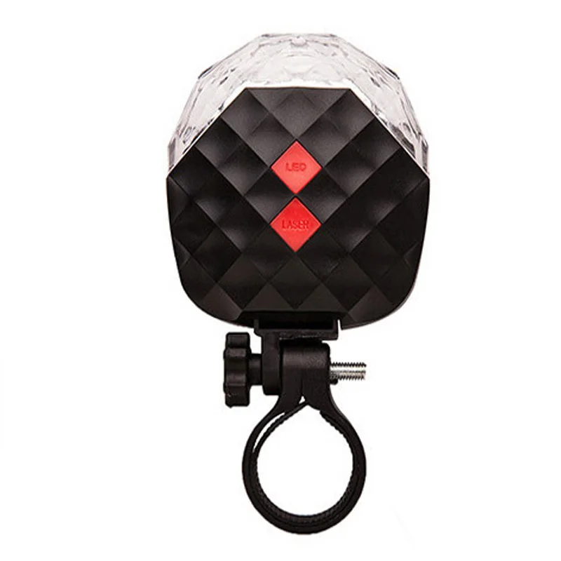 New Diamond Bike Light Flashing Mode Lantern Back light Bicycle accessories Laser Rear Tail Lamp For Cycling | Спорт и развлечения