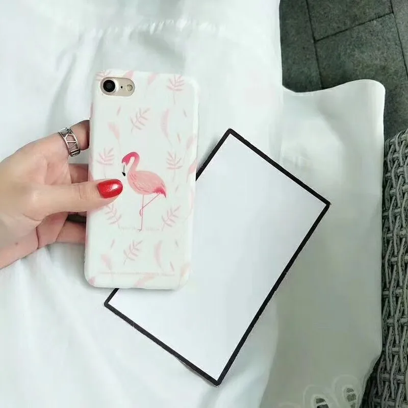 Flamingo mobile phone case for Iphone 7 6 6S 8 X cartoon back cover |