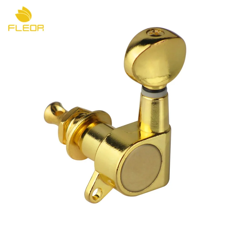 FLEOR 6 шт./компл. левый полностью запечатанный Электрогитара Колки гвоздики