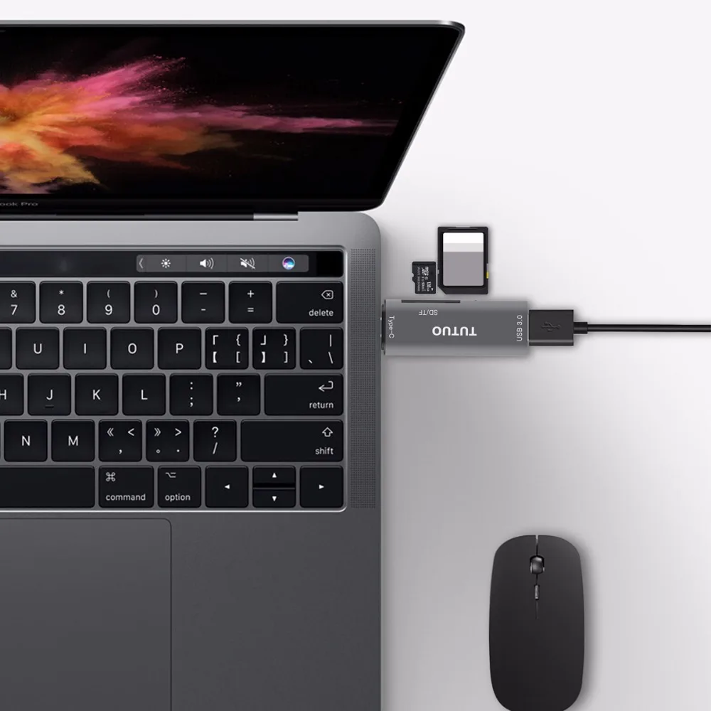 Кардридер TUTUO USB C SD/TF Type-C на USB-A 3 0 конвертер OTG для Macbook Pro 2016 2017/Samsung S8/Chromebook Pixel |