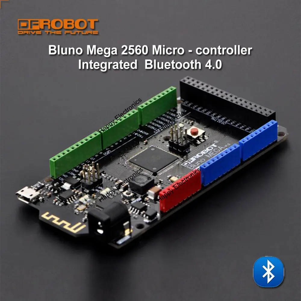 DFRobot 100% Подлинная bluo Mega 2560 A Bluetooth 4 0 плата микроконтроллера ATmega2560 16 МГц совместима