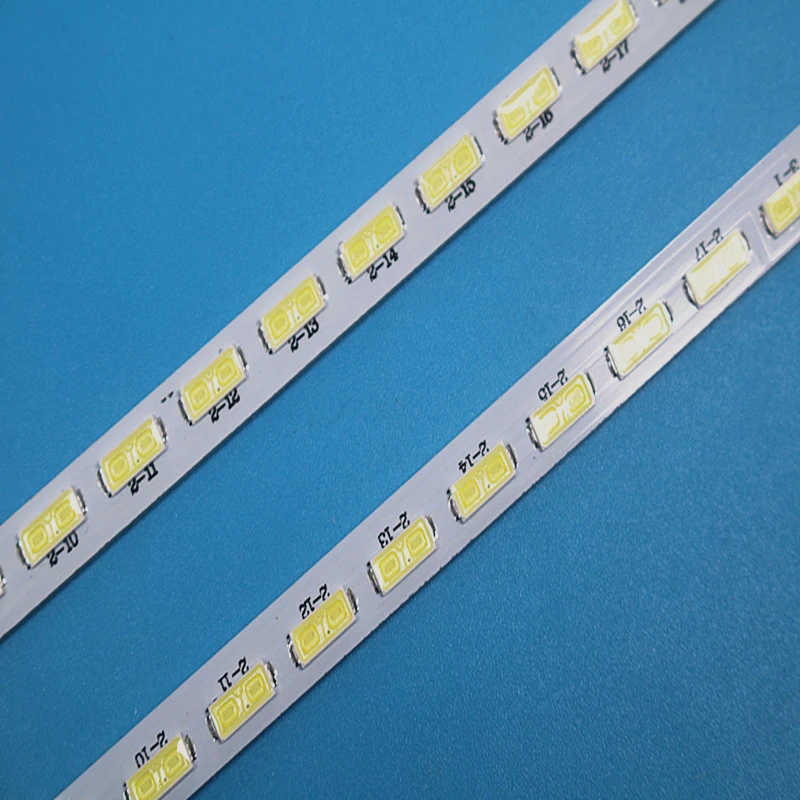 Новый комплект 2 шт./компл. 68LED 676 мм Светодиодная лента с подсветкой GK0361 7030PKG 68EA R L