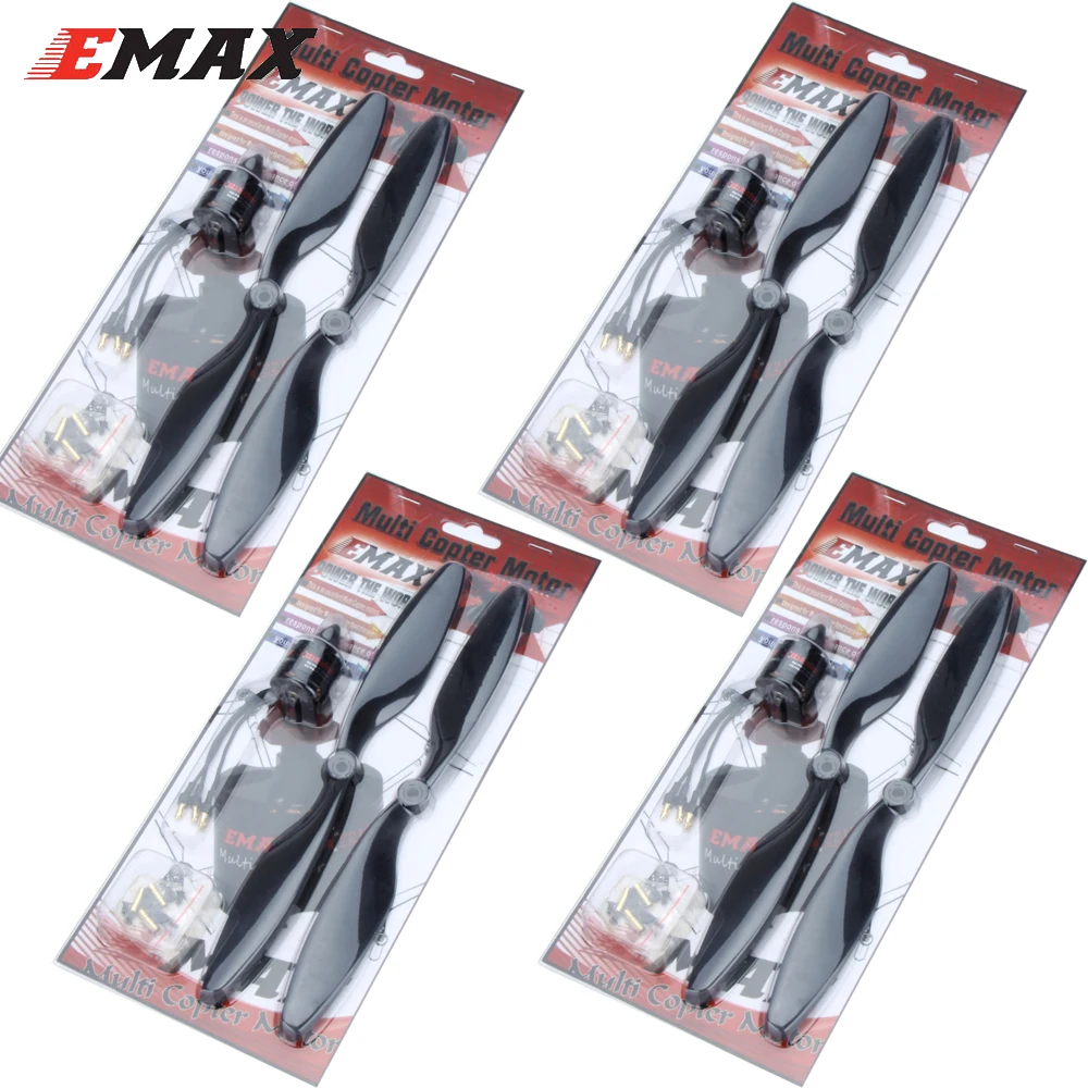 Emax MT2213 935KV 3-4S CW CCW Plus бесщеточный двигатель с винтом 1045 для F450 F550 X525 мультикоптеров