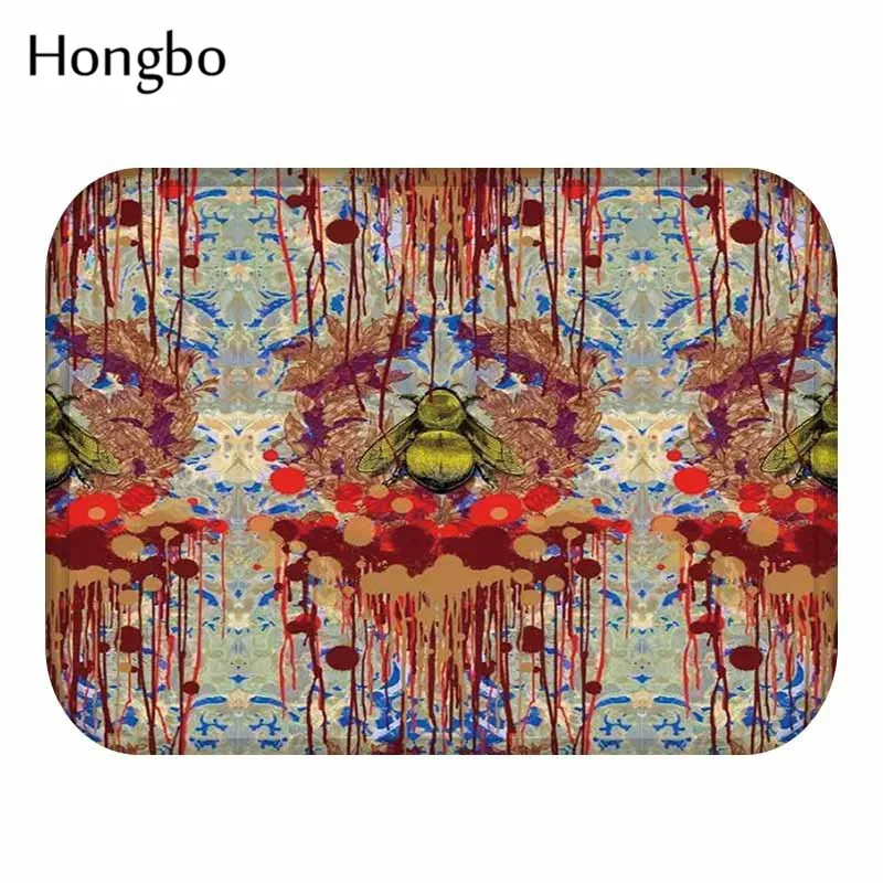 Декоративный цветочный дверной коврик Hongbo домашний и для ванной|Коврик| |