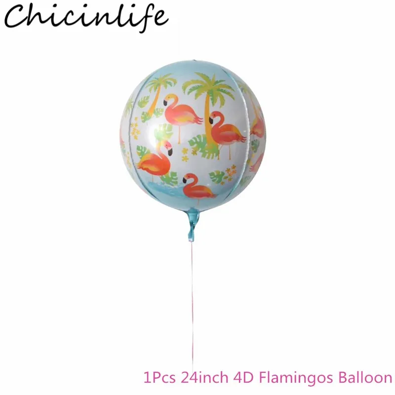 Chicinlife 1 шт. 24 дюйма 4D единорог фламинго шар день рождения вечеринка Baby Shower детские