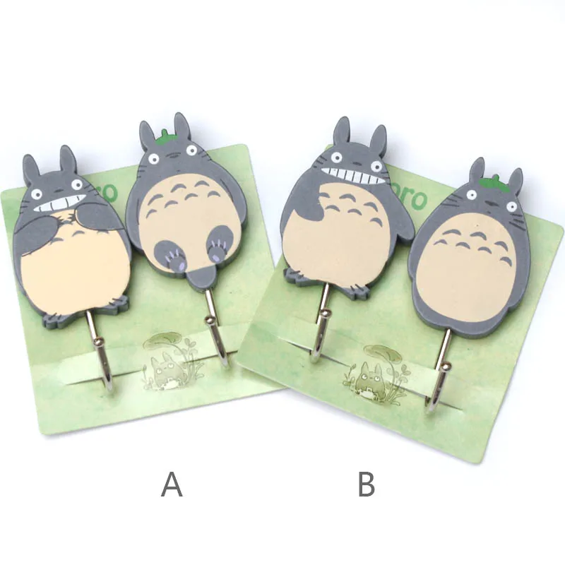 2 шт. креативные крючки для сумок Totoro настенные декоративные вешалок одежды|hook