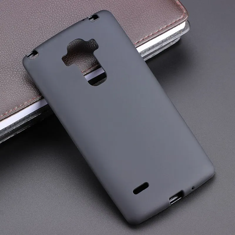 Черный гелевый ТПУ тонкий мягкий Противоскользящий чехол задняя крышка для LG G4