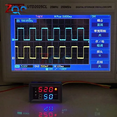 1Hz-160 кГц DC 4 V-30 V 5mA-30mA 2 канала Dual генератор сигналов PWM частота импульсов рабочий цикл регулируемый модуль ЖК-дисплей Дисплей