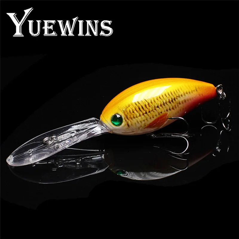 Yuewins на высоком каблуке 11 см 18 2 г приманка рыболовные приманки 3D глаза плавающий