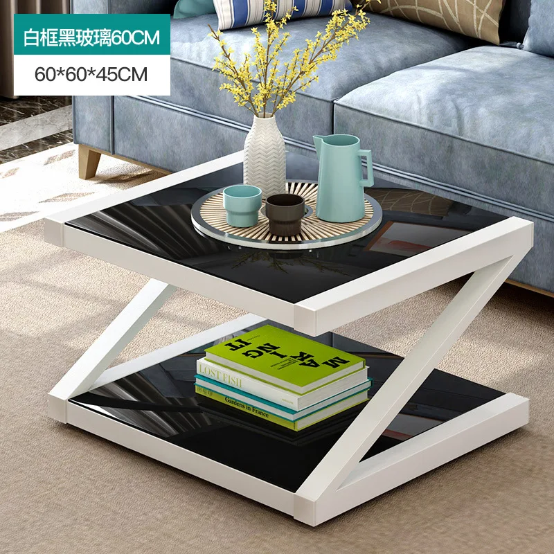 Стеклянные журнальные столики для гостиной Z Тип высокопрочный стол двухслойный