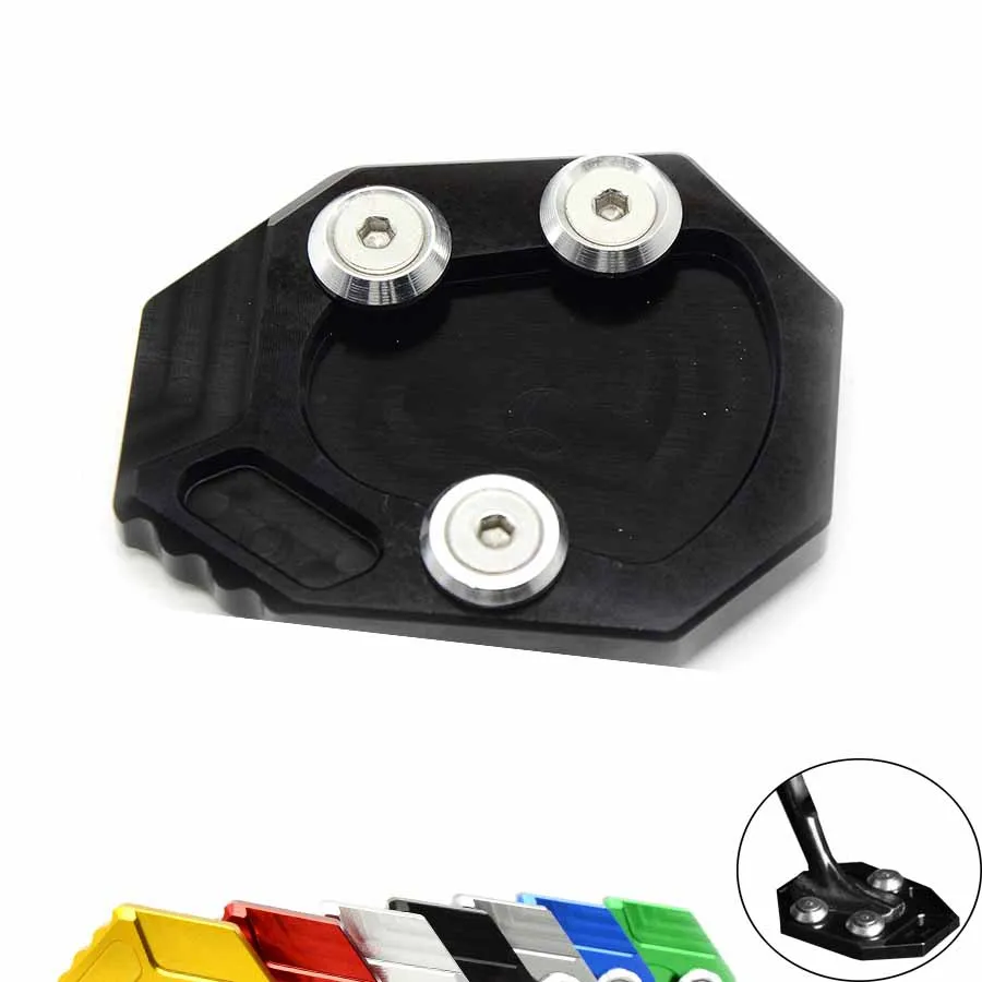 

YZF R1 99-14 Motorcycle Kickstand Sidestand Side Stand Enlarger Plate Pad FOR YAMAHA YZF R1 1999-2014 YZF 2002 2003 R1 2002 2003