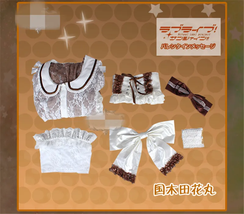 

New!!lovelive sunshine Vocal Concert AZALEA Kunikida Hanamaru Dress Upgrade COS Suit Cosplay Costume