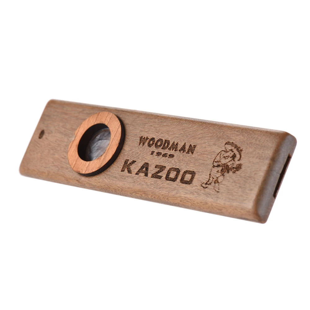 Деревянная гармоника Kazoo музыкальный инструмент гитара укулеле партнер дерева с