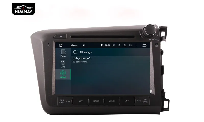 Android 8 0 автомобильный CD DVD плеер GPS навигация для Honda Civic 2012-2015 правая рука вождения