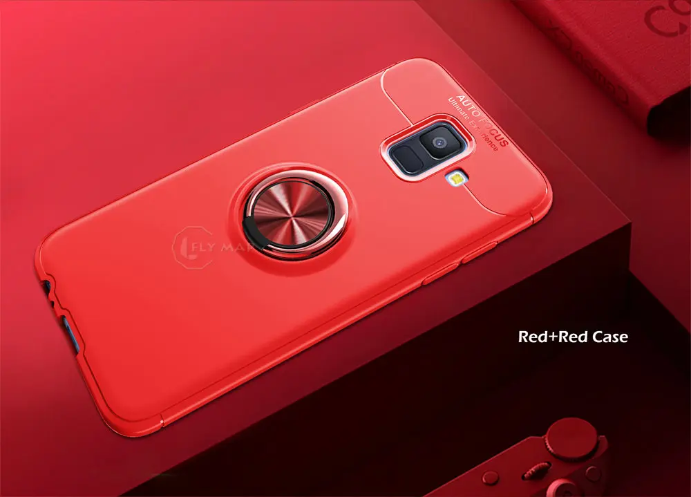 Soft Silicone Case for Samsung Galaxy A6 A600FN Invisible Bracket Phone Cover A 6 SM-A600FN SM-A600FN/ds SM A600FN/ds Capa