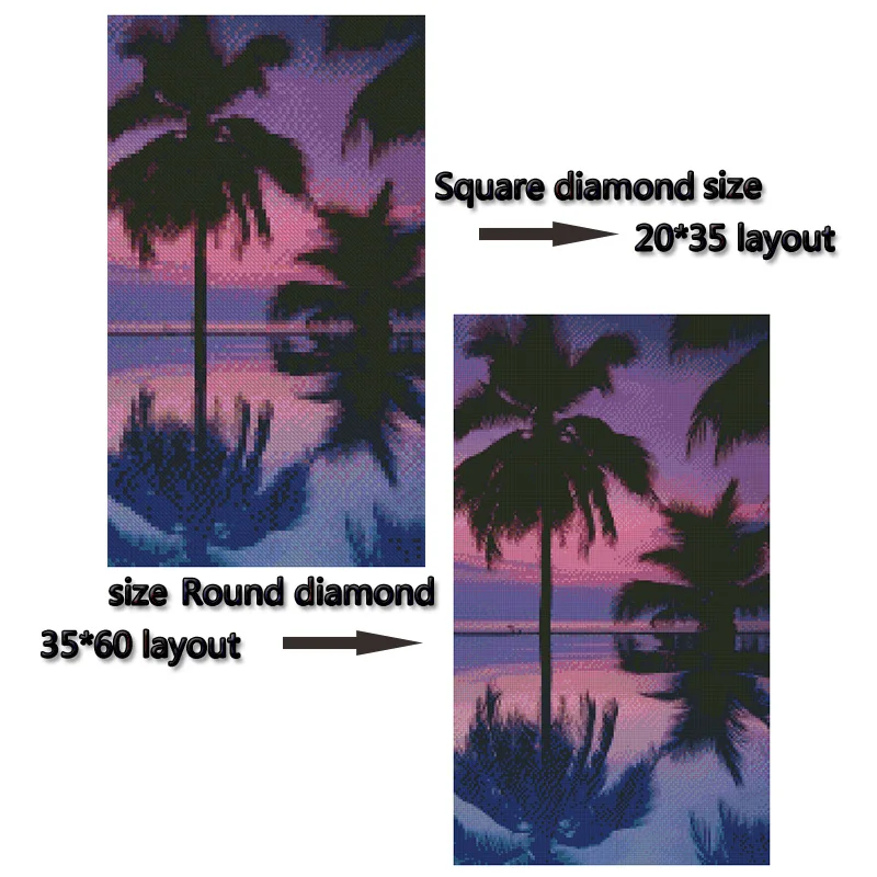 Новый алмазов картина приозерный пейзаж diy вышитая бисером гостиная украшение