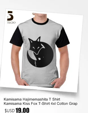 Kamisama Hajimemashita/футболка Kamisama Hajimemashita-Tomoe And Nanami, 100 полиэстер, забавная графическая футболка, большая футболка
