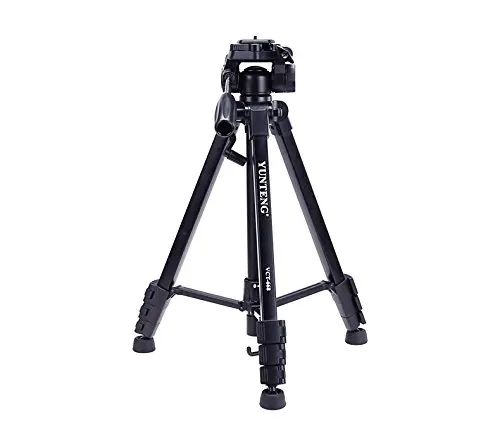 Yunteng VCT-668 штатив для камеры путешествий подставка аксессуары с поворотной