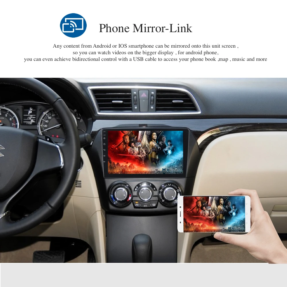 Автомобильное радио GPS Android 8 0/7 1 для Suzuki Alivio Ciaz мультимедиа 2015 2016 2017 IPS экран