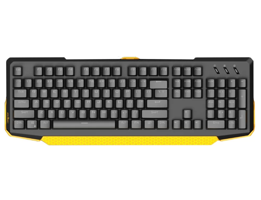 USB Проводная клавиатура мембранная игровая с RGB светодиодный Подсветка 104 ключи