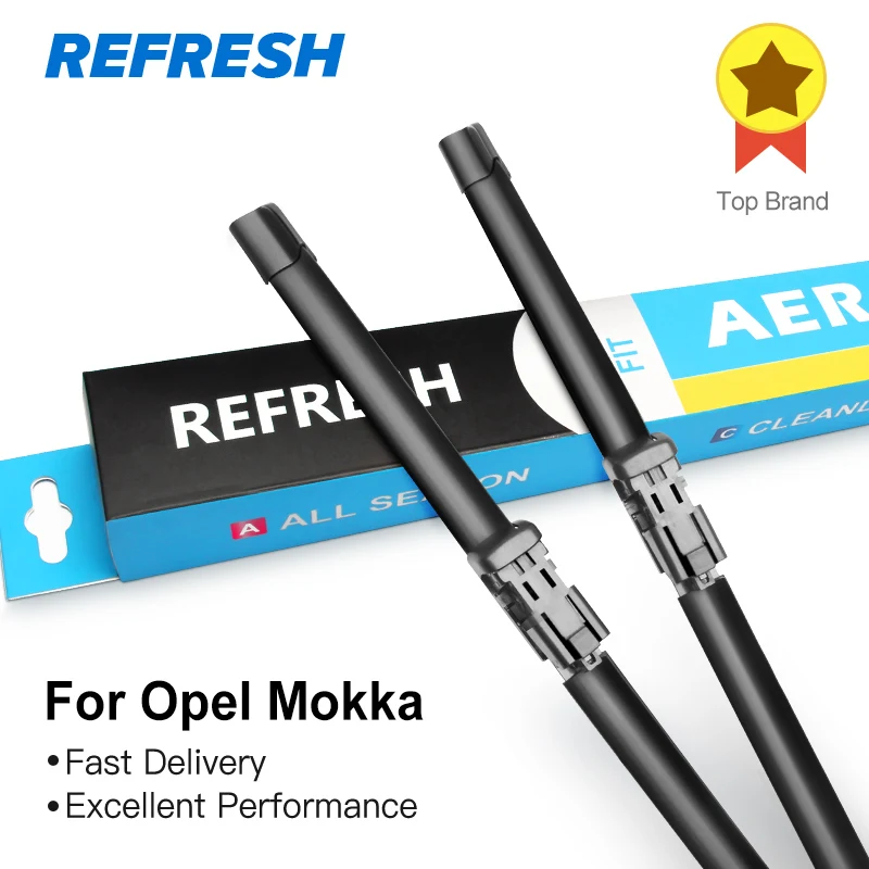 REFRESH Щетки стеклоочистителя для Opel / Vauxhall Mokka 26 &quotи 14&quot Fit Push Button Armms 2012 2013 2014 2015