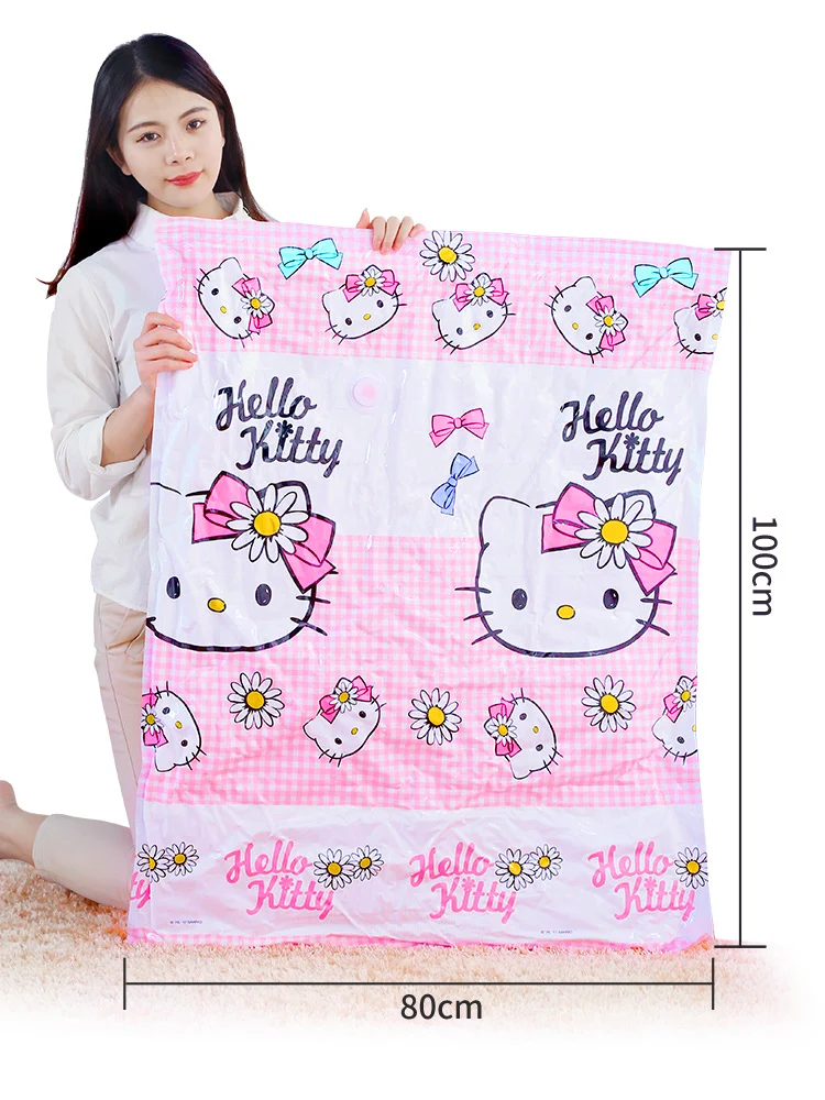11 шт./компл. hello kitty вакуумные компрессионные пакеты для хранения с насосом Одеяло Одежда игрушки нижнее белье складная сумка для хранения Экономия пространства