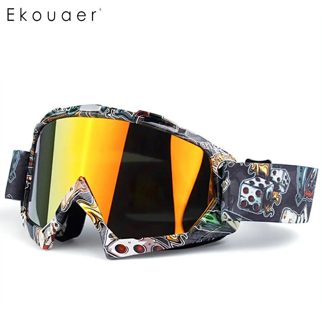 Лыжные Мужские Женские противотуманные зимние очки Анти УФ Сноуборд Снег