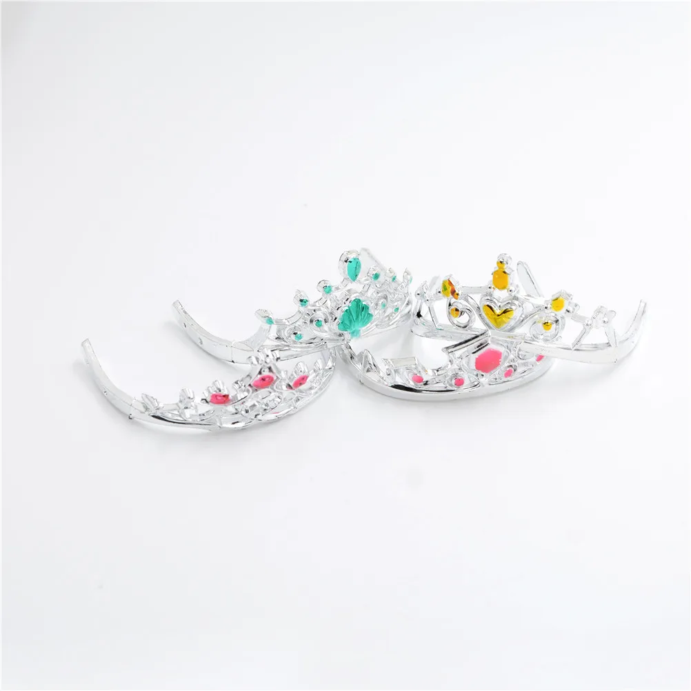 Модная пластиковая корона для кукол 8 шт./лот детские головные уборы принцессы