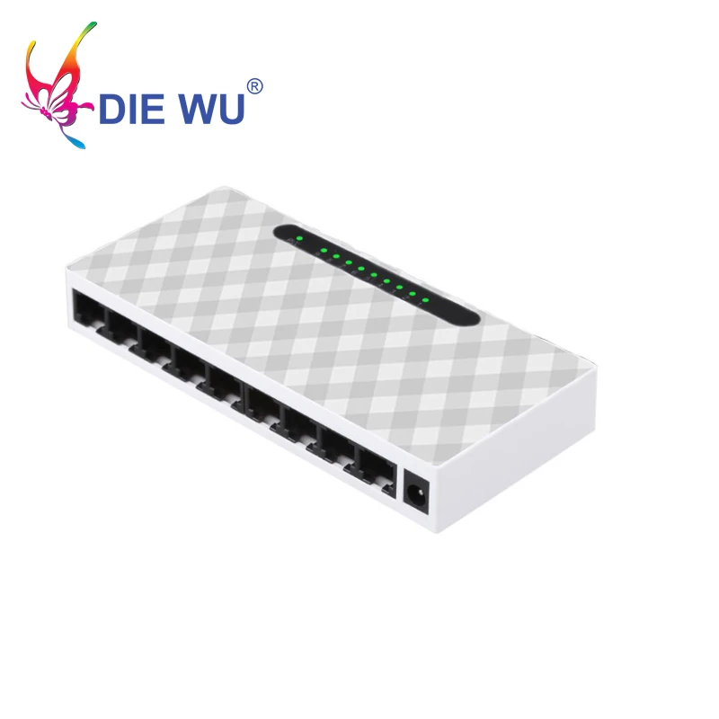 Сетевой коммутатор Ethernet 9 портов переключатель для быстрой локальной сети RJ45 10/100
