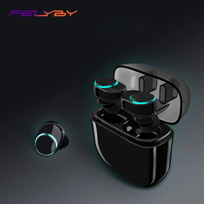 Беспроводная бинауральная bluetooth-гарнитура сенсорная Водонепроницаемая