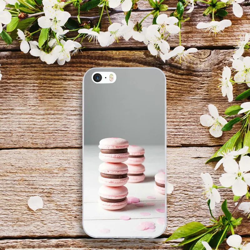 Soft Silicone TPU Mobile Phone Cases for iPhone 4 4s 5 5s 5c SE 6 6s plus 7 7plus 8 8plus X XR XS Max Shell Summer Ice Cream | Мобильные