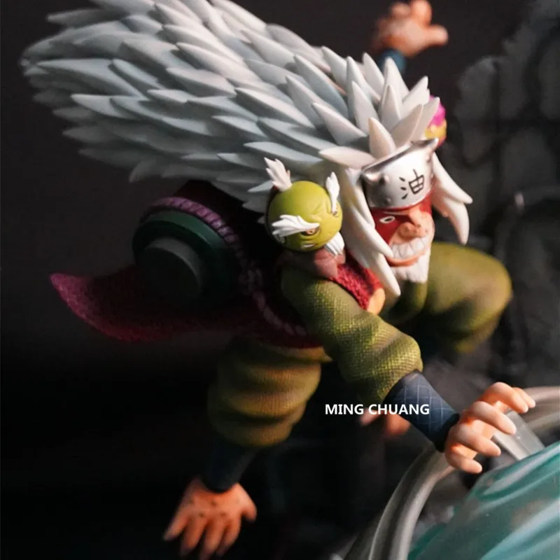 Статуя Наруто 15 дюймов бюст JIRAIYA Legion с светодиодный светильник кой