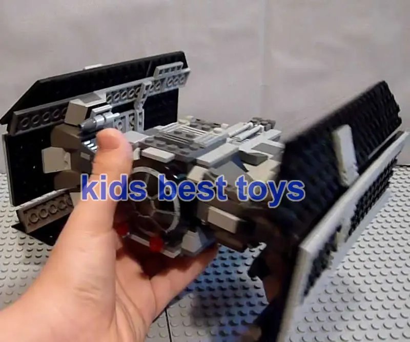 Звезда Space Wars UCS Дарта Вейдера истребителя Tie advanced x1 05055 строительные Игрушечные