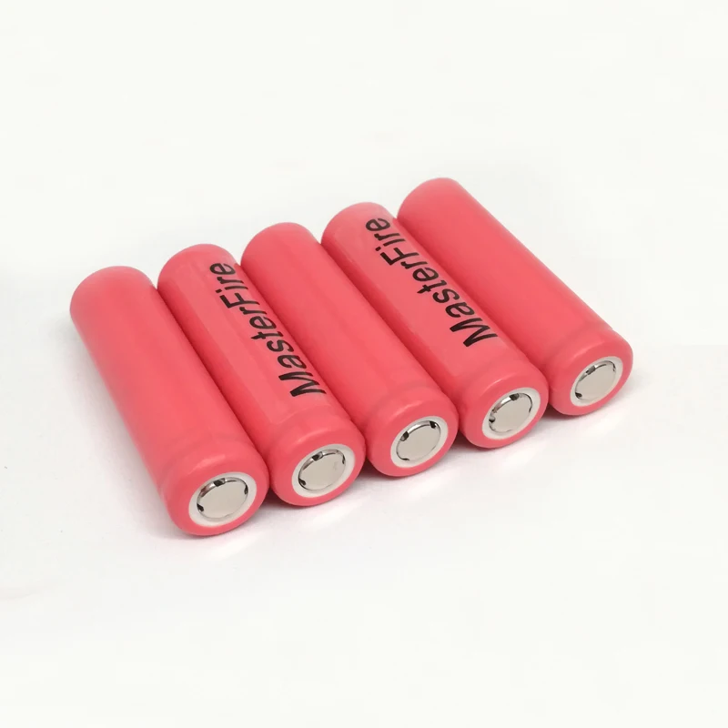 

Wholesale 100PCS/LOT MasterFire Original SANYO UR14500P 14500 AA 3.7V 840mAh Rechargeble Battery Lithium Batteries
