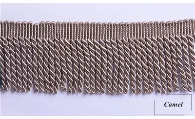 Camel Qgvish 12 м/лот 10 см широкие занавески кружевные планки витые веревки DIY для штор ткани бахрома Аксессуары для штор кружевная лента - Цвет: Camel