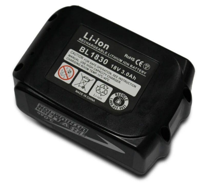 18V LXT Li-Ion 3.0 Ah 3000mah li-ion rechargeable Battery Akku for Makita BDF4512 LXT400 BL-1830 BL1830 BCS5502 BL1815 | Электроника