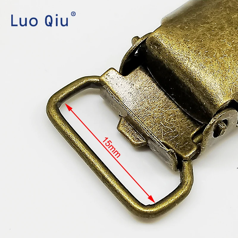 Luo Qiu 5 шт./лот 15 мм 0 6 дюйма детская круглая металлическая пустышка зажим держатели