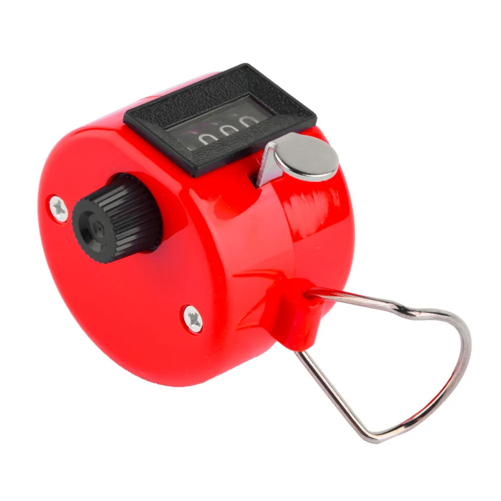 2016 NEW 4 Digit Hand Held Tally Counter Manual Palm Clicker Number Counting Golf | Инструменты