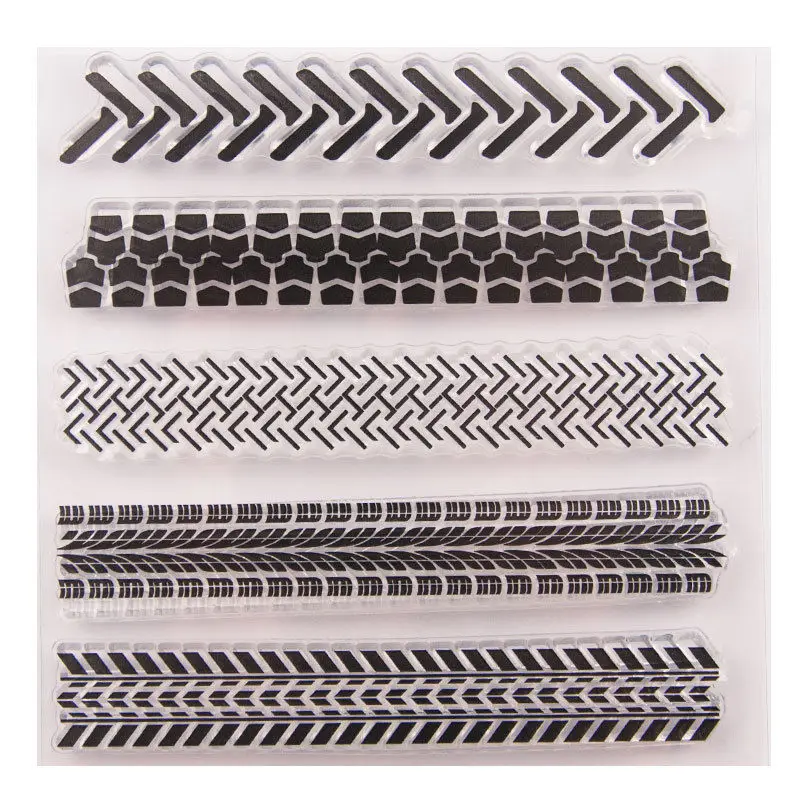 2-Arrow Lace Счастливый Ежик прозрачные силиконовые штампы DIY тиснение для скрапбукинга карты искусство медведь мышь Лебедь автобус велосипед корабль самолет друг Кот - Цвет: 2-Arrow Lace