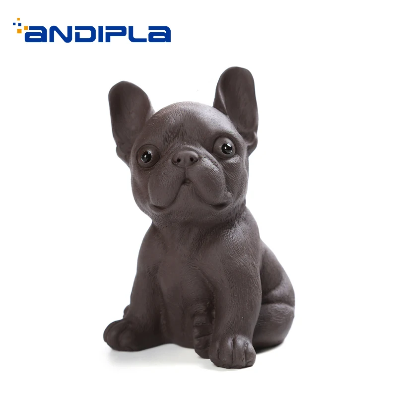 Аутентичная Исин фиолетовая глина милый чай Lucky Dog Pet/офис чайная церемония