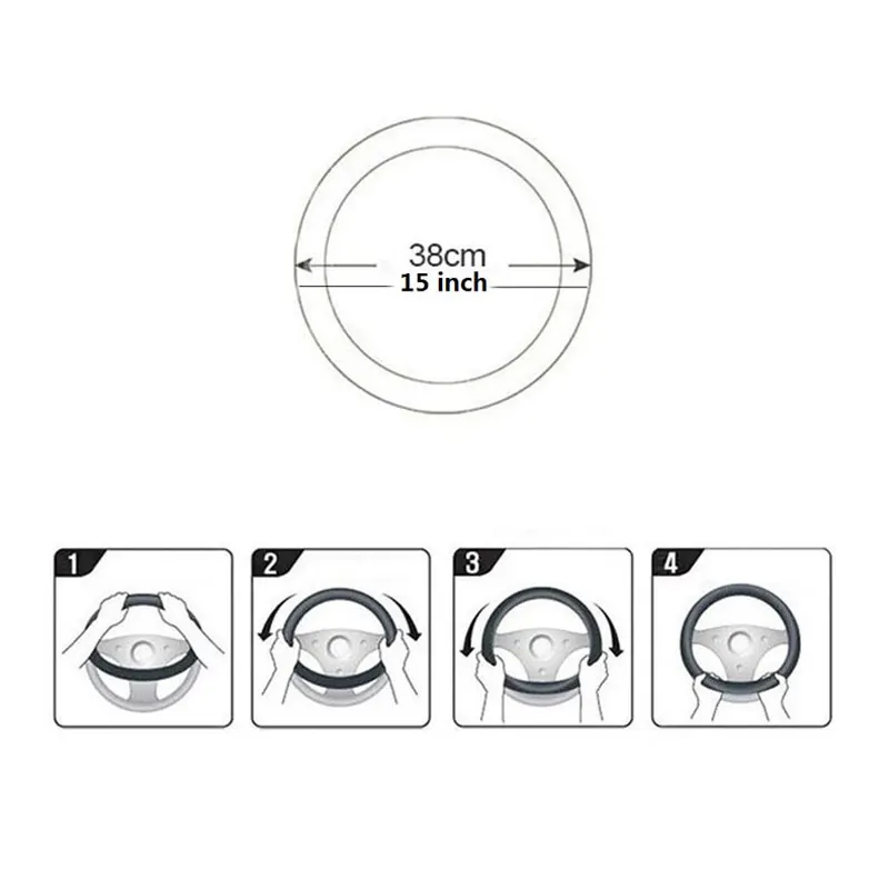 Чехол рулевого колеса автомобиля зимние автомобильные аксессуары для Opel signum tigra