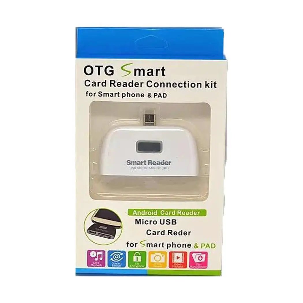 Микро USB кардридер OTG/TF/SD смарт-ридер концентратор Разъем для Samsung Android мобильного