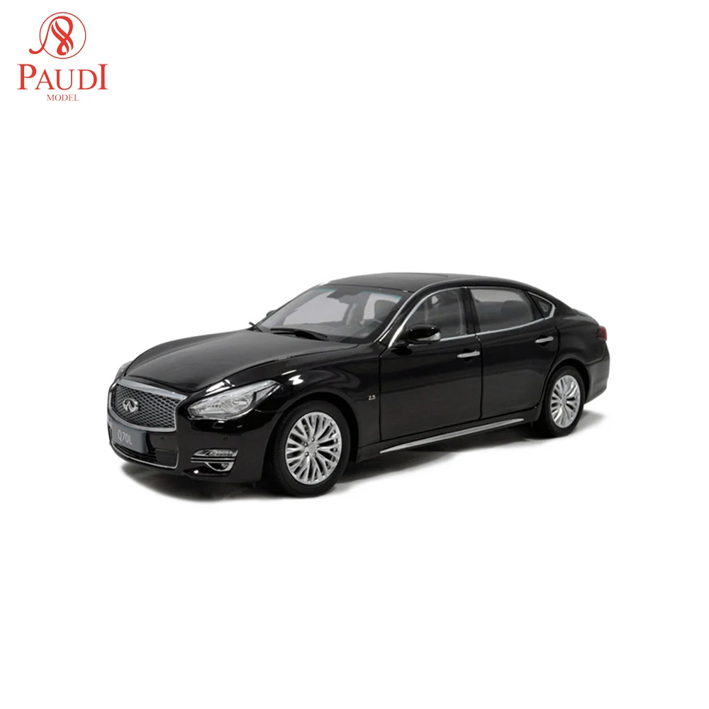 Модель Paudi 1/18 1:18 1 18 масштаб Infiniti Q70L 2016 черная статическая имитация литая модель